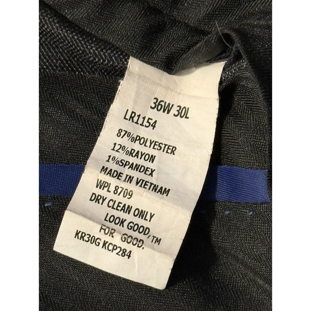 Reaction‎ Kenneth Cole Grey 44R Techi-Cole Dress Suit 2 Piece Career Classic